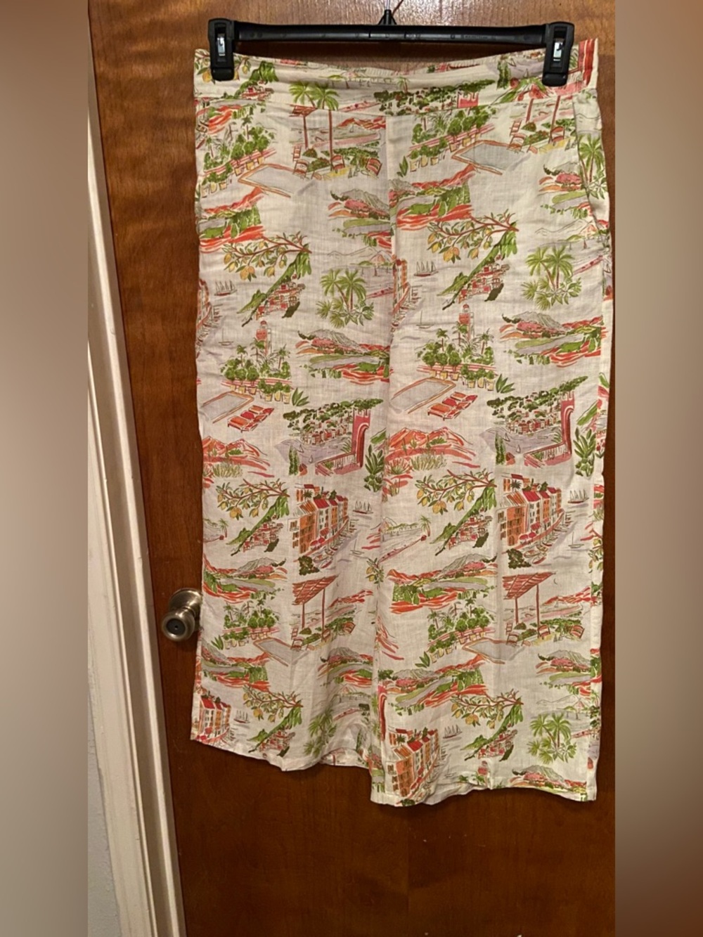 Cynthia Rowley Wide Leg Linen Pants